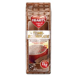 HEARTS Typ Trinkschokolade 1kg | 10er VPE