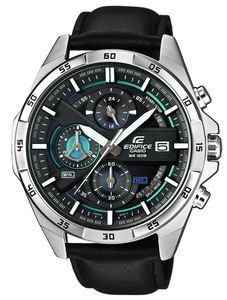 Casio Edifice Herrenuhr Lederband EFR-556L-1AVUEF