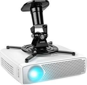 Duronic PB01XB Beamer Halterung | Projektor Deckenhalterung | Universal Wandhalterung | Halterung für Video-Projektor | drehbar und schwenkbar | Heimkino | Traglast bis zu 10 kg | 360° Rotation