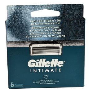 Gillette INTIMATE, Männer, Gillette, Aluminium, Schwarz, 6 Stück(e)