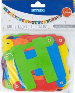 Stylex 14265 Buchstabenkette "Herzlichen Glückwunsch"