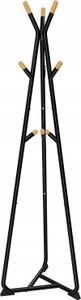 Garderobenständer Kleiderständer 49x49x172 cm Kleiderstange Garderobe Standgarderobe; schwarz