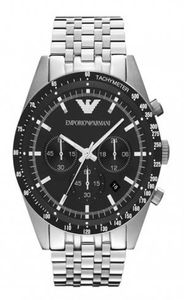 Emporio Armani Herren Armband Uhr Chronograph  AR5988
