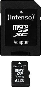 Karta SD MicroSD 64GB Intenso SDXC Class10
