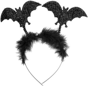 Oblique Unique Fledermaus Haarreifen Horror Halloween Karneval Fasching Kostüm Accessoire