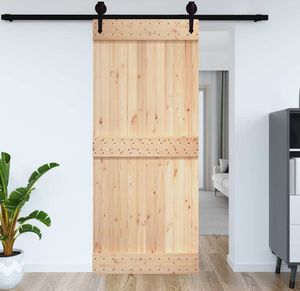 vidaXL Dvere NARVIK 70x210 cm z masívneho borovicového dreva