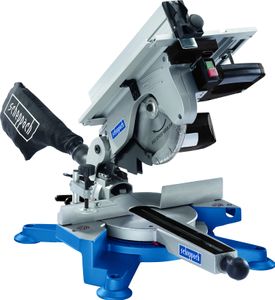 Pokosová píla Scheppach HM100T | kompaktná kombinovaná píla - pokosová píla, pokosová píla a okružná stolová píla | 1800W motor | pílový kotúč Ø254mm | pílový kotúč 60 zubov