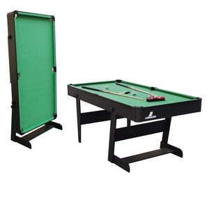 Cougar Hustle XL Billardtisch 6ft in Schwarz / grün | Pooltisch klappbar inkl. Zubehör | Tischbillard für Kinder und Erwachsene | Indoor Pool /