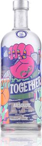 Absolut Together - pink front, green back 1000ml 40% Vol.
