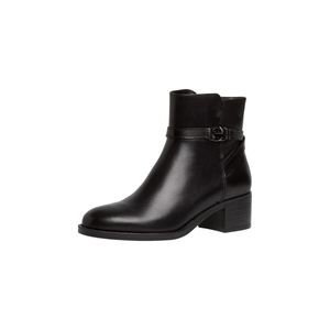 Tamaris Damen Leder Stiefelette schwarz