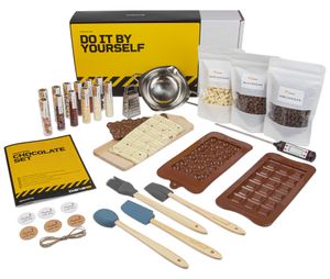 Dibys DIY-Set Schokolade zum Selber Machen mit Zutaten für Kinder und Erwachsene
