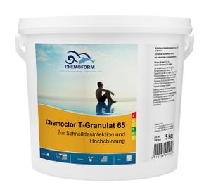 Chlorgranulat T-65 schnell löslich Pool Desinfektion Schockchlorung Stoß Chlor 5 kg