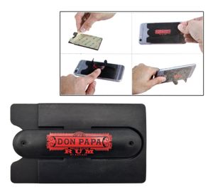 Don Papa 6 x Smartphone-Tasche zum aufkleben - Kartenhalter, Geldbörse, Aufsteller