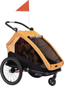 Dětský přívěs XLC DuoS marigold/anthracite