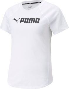 PUMA Puma Fit Logo Tee PUMA WHITE XS