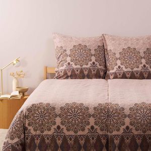 Bassetti Flanell-Bettwäsche-Garnitur SIGURTA Farbe BEIGE 41 Größe 135x200+80x80