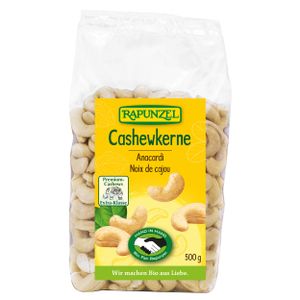 Rapunzel 184310, Cashewnuss, 500 g, 618 kcal, 19,45 g, 50,25 g