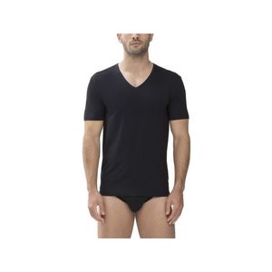 Mey Dry Baumwolle Unterhemd / Shirt Kurzarm Körpernahe Passform, Temperaturausgleichend, Halbarm mit V-Ausschnitt