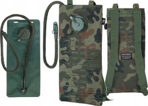 Plecak turystyczny Dominator dla mężczyzn 2.5L "Hydration Backpack" kolor leśny