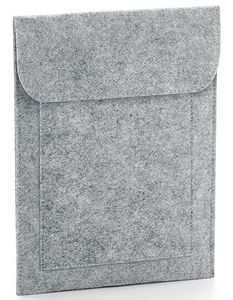 BagBase Tablet-Tasche Felt Tablet Slip BG727 Grau Grey Melange 20 x 26 cm