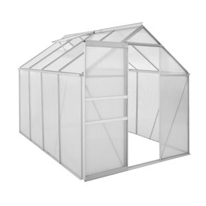 Hliníkový skleník Zelsius 250 x 190 cm, 4 mm panely, 4,75m²