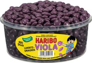 Haribo Viola Lakritz Dragees mit Veilchengeschmack 820 Stück