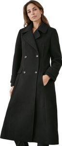 Principles - Dámský kabát s dvojitými prsy DH6479 (42 CZ) (Black)