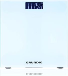 Grundig Personenwaage Digital - Waage Personen bis 180 kg - Weiß