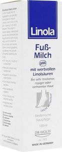 Linola Fuß-Milch bei sehr rissiger, trockener oder verhornter Haut, 100 ml Creme
