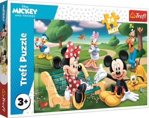 Trefl Maxi 24 Teile Mickey Mouse in einer Gruppe von Freunden 3+