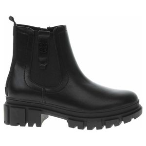 s.Oliver Damen Stiefelette Chelsea Boot Plateau 5-25402-39, Größe:39 EU, Farbe:Schwarz