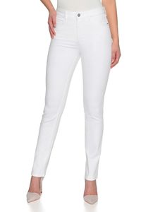Stooker Milano Damen Stretch Jeans Hose -White- Magic Shape Effekt(36,L30)