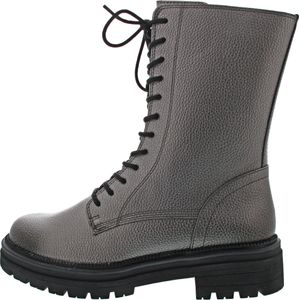 Marco Tozzi Damen Schnürstiefel in Grau, Größe 39