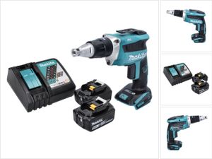 Makita DFS 452 RT Akku Schnellbauschrauber 18 V Brushless + 2x Akku 5,0 Ah + Ladegerät