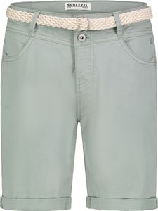 Sublevel Feine Bermuda Shorts mit Flechtgürtel Größe: XL