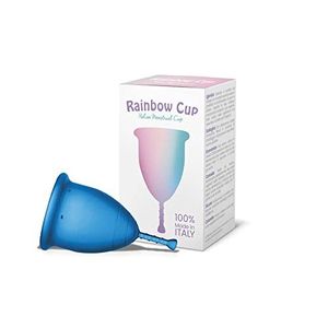 Rainbowcup Menstruationstasse Italien Silikon Tonik Größe Farbe Soft