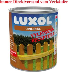 Luxol Original NEU Holzschutzlasur innen und außen 4,50 Liter Farbton palisander