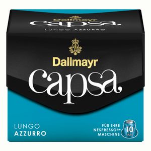 Dallmayr Capsa Lungo Azzurro Nespresso obsahuje 10 kávových kapslí 56g