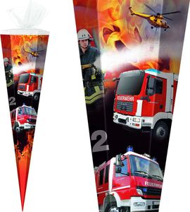 Stylex Schultüte 85 cm Jungen 2025, Motiv:Feuerwehr