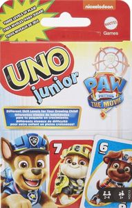UNO Junior Paw Patrol - Mattel Spiele - Kartenspiel - Spiel für Kinder
