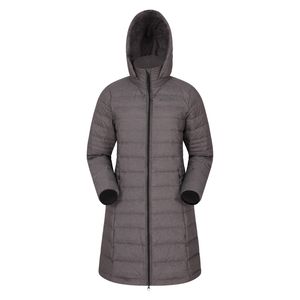 Mountain Warehouse - Prešívaná bunda "Furnace" dlhá pre ženy MW1801 (34 DE) (Dark grey)
