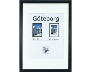 Bilderrahmen Holz Göteborg schwarz 50x70 cm