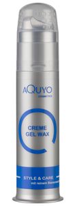 Style & Care Creme Gel Wax normaler und flexibler Halt für das perfekte Haarstyling (100ml) | Haarwachs mit reinem Bienenwachs | Haarcreme für Männer und Frauen mit leichtem Glanz für das Haar