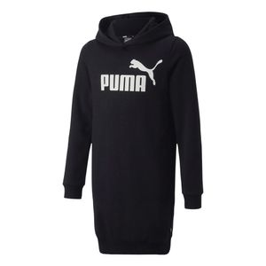 PUMA ESS Logo Hooded Fleece-Kleid Mädchen puma black 140
