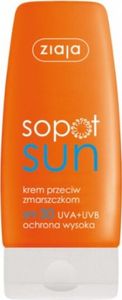 Ziaja Sopot Sun, krem przeciwzmarszczkowy SPF30, 60ml - Długi termin ważności!