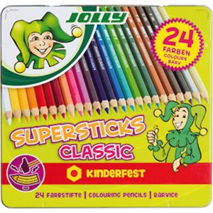 JOLLY, Farbstifte, Superstick CLASSIC, 24er Etui, 3000