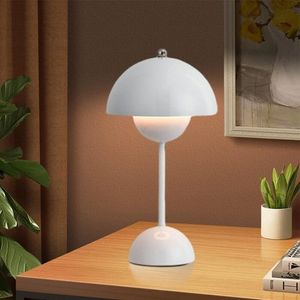 Pilz-Tischlampe, 3 Farben, dimmbare Touch-Nachttischlampen,Vintage-Knospenpilz-Lichtdekoration für Schreibtisch,Weihnachtsgeschenk(Weiß) Pilz-Tischlampe, 3 Farben, dimmbare Touch-Nachttischlampen,Vintage-Knospenpilz-Lichtdekoration für Schreibtisch,Weihnachtsgeschenk(Weiß)