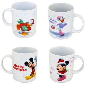 Disney Weihnachten Daisy Donald Duck Mickey Minnie Mouse Becher Kaffeebecher, Menge:1x Tasse Daisy