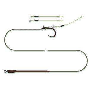 MADCAT Quick Change Pellet Rig Green 0,90 mm-1,35 mm # 3 70 cm Rigs