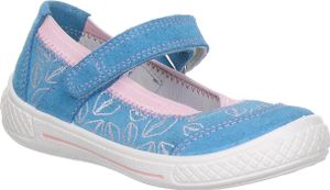 SUPERFIT Mädchen Ballerina TENSY Leder Klettverschluss Gummizug 00105-91 türkis Gr.25-35 EUR 26
